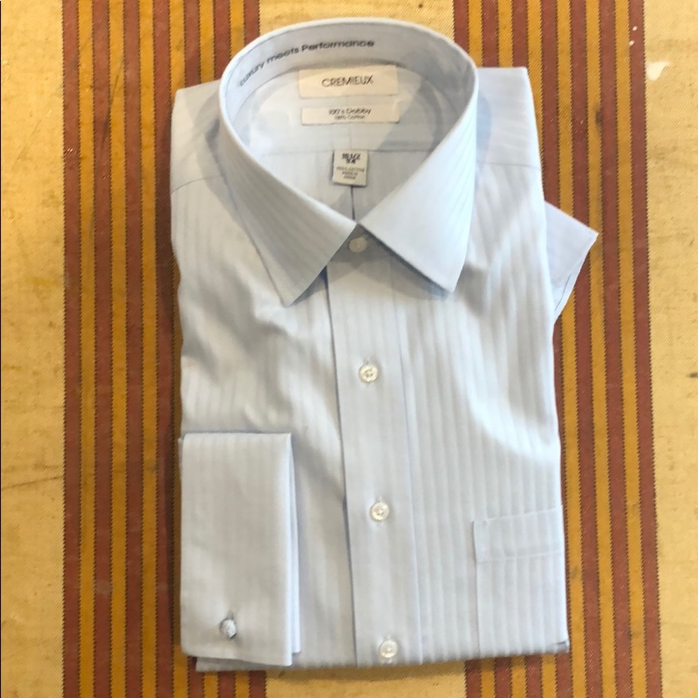 Cremiux 16 1/2 34 long sleeve dress shirt
